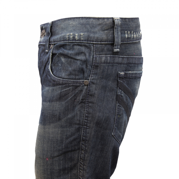 1910AV JEANS UOMO WILLIAM RAST MAN EFFETTO MACCHIE COLORE TROUSERS