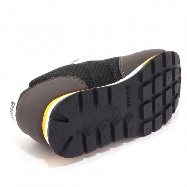 1936AF sneaker bimbo boy SUN 68 grey/black tissue shoes kids
