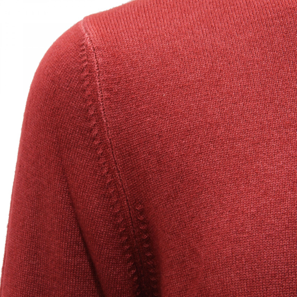 1968AE maglione uomo LA FILERIA cashmere red sweater man