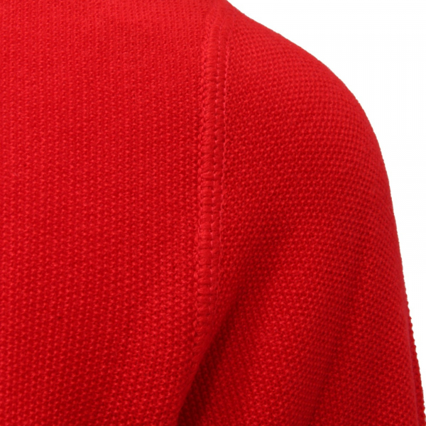 2001AH maglione uomo LA FILERIA red wool sweater man