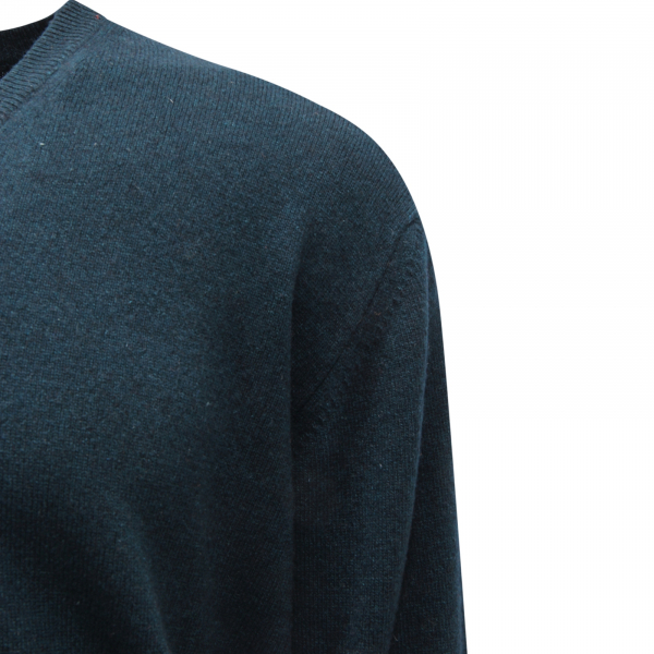 2005AZ MAGLIONE UOMO 100% CASHMERE MAN V-NECK CASHMERE BLEND SWEATER