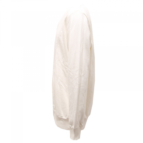 2009Q felpa MINIMAL bianco maglia uomo sweatshirt men