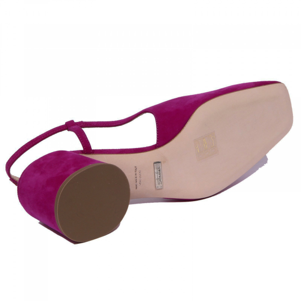 2038J sandalo donna SEBASTIAN suede fuxia sandal woman