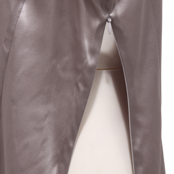 2047Z canotta donna ARMANI COLLEZIONI grey/silver silk t-shirt woman