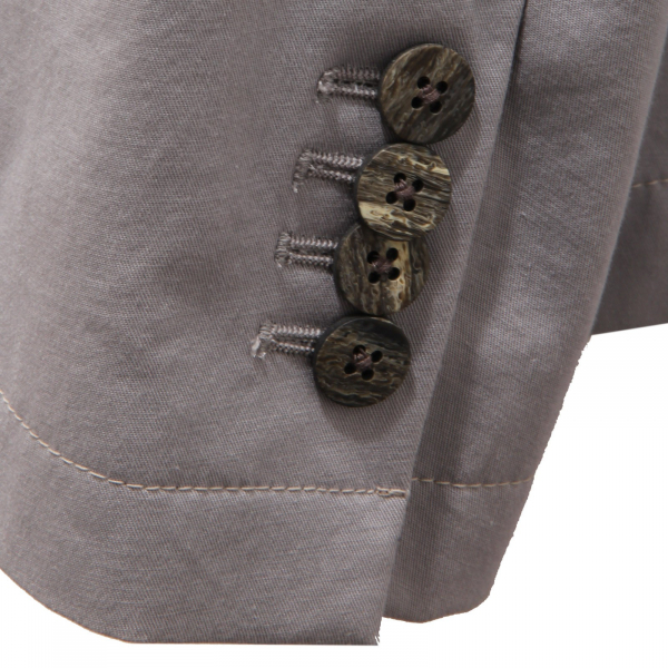 2060AG giacca uomo MESSAGERIE slim fit grey cotton jacket man