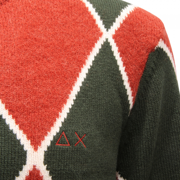 2099AZ MAGLIONE UOMO SUN 68 MAN WOOL BLEND SWEATER