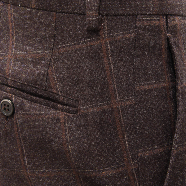 2104AN pantalone uomo GIO ZUBON man wool trousers
