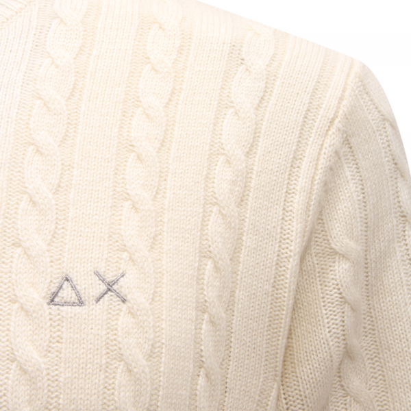 2104AZ MAGLIONE UOMO SUN 68 MAN WOOL BLEND SWEATER