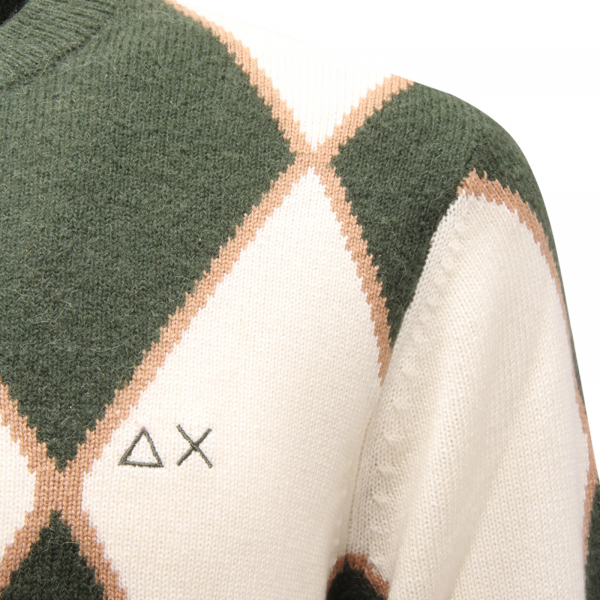 2108AZ MAGLIONE UOMO SUN 68 MAN WOOL BLEND SWEATER