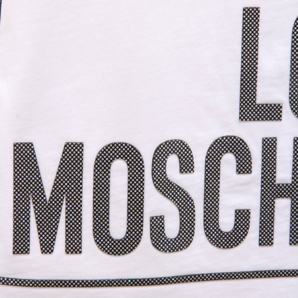 2136AH maglia over donna MOSCHINO LOVE off white  t-shirt woman
