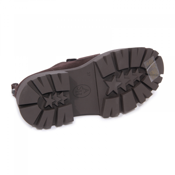 2190AU mocassino donna ASH GENIAL STUD woman loafer brown