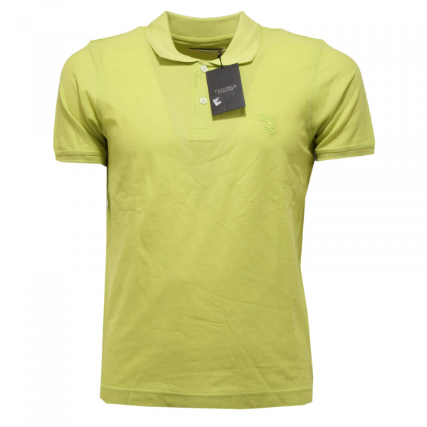 2217Q polo PRINGLE verde maglia manica corta uomo t-shirt men
