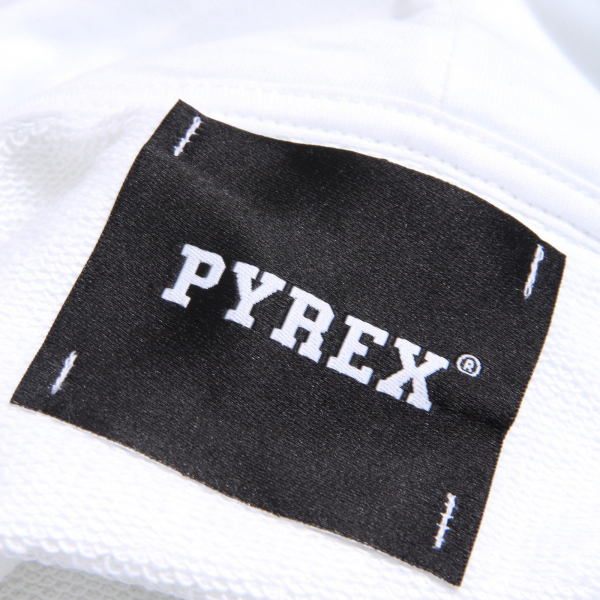 felpa uomo PYREX white cotton hodie sweatshirt man
