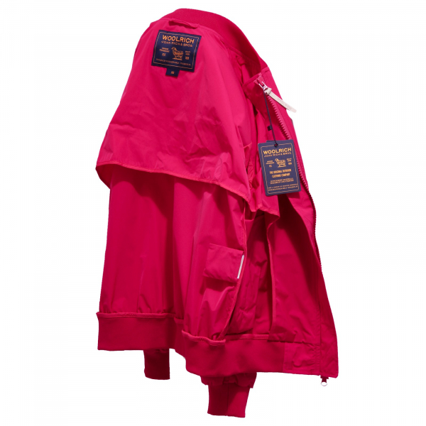 2228J giubbotto donna WOOLRICH bomber windbreaker fuxia jacket woman
