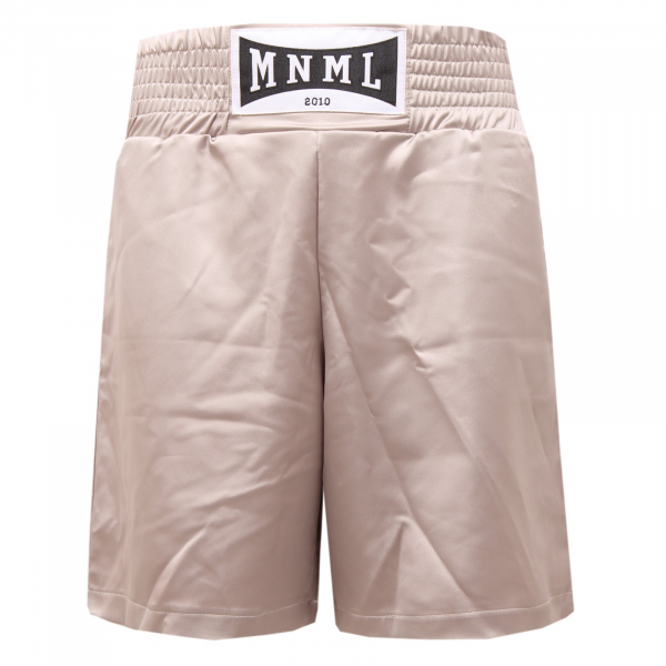 2230S bermuda unisex MINIMAL HAUTE COUTURE raso beige pant short men woman