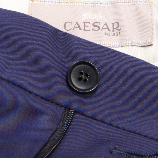 2231AN pantalone uomo CAESAR man cotton trousers blue