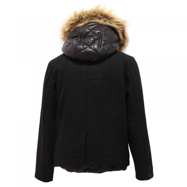2234V giaccone bimba girl SCOTCH R'BELLE wool black jacket