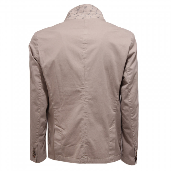 2235Z giacca uomo SUN 68 tortora cotton grey dove jacket man