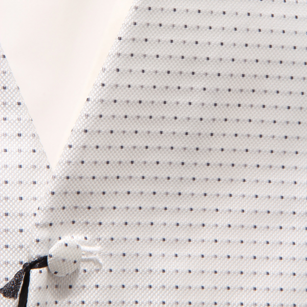 2238Q gilet uomo MANUEL RITZ EVENING bianco smanicato uomo waistcoat men