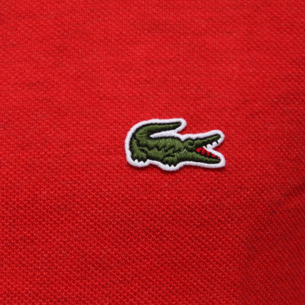 polo uomo LACOSTE SLIM FIT fiammata red slub t-shirt men