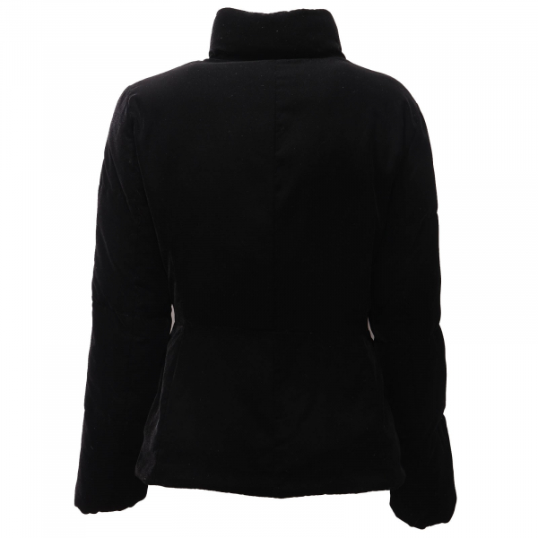 2248AE giubbotto donna EMPORIO ARMANI velluto velvet black jacket woman