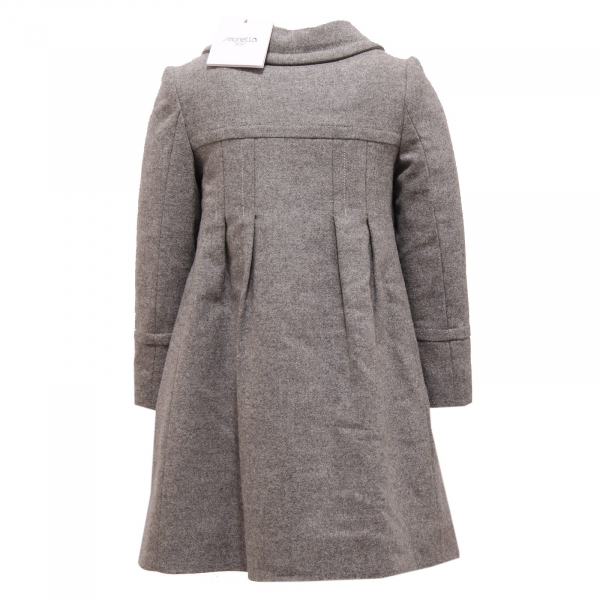 2250V cappotto bimba girl SIMONETTA wool grey coat
