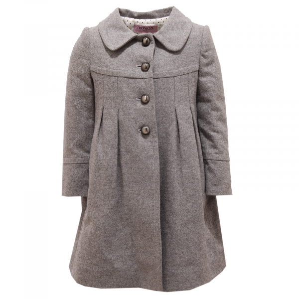 2250V cappotto bimba girl SIMONETTA wool grey coat