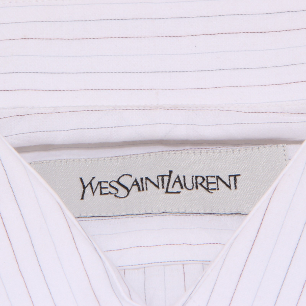 22537 camicia YVES SAINT LAURENT YSL rigata camicie uomo shirt men