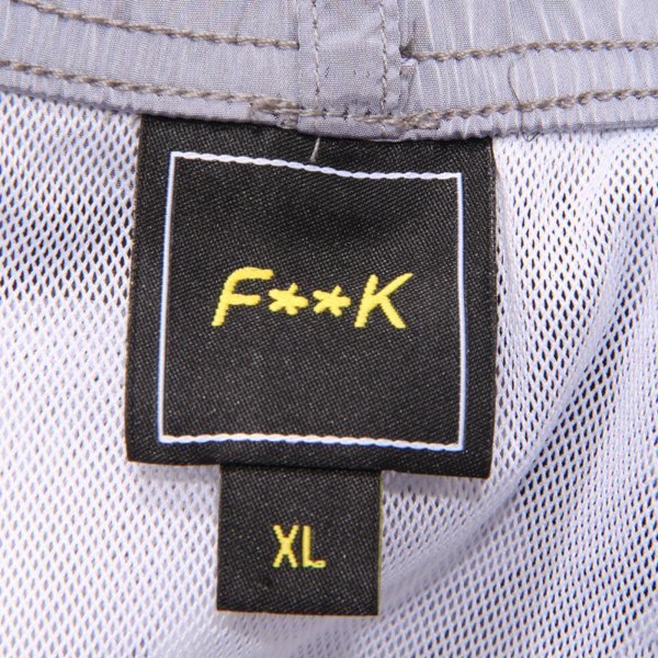 2258AV COSTUME BOXER UOMO F**K MAN BEACHWEAR