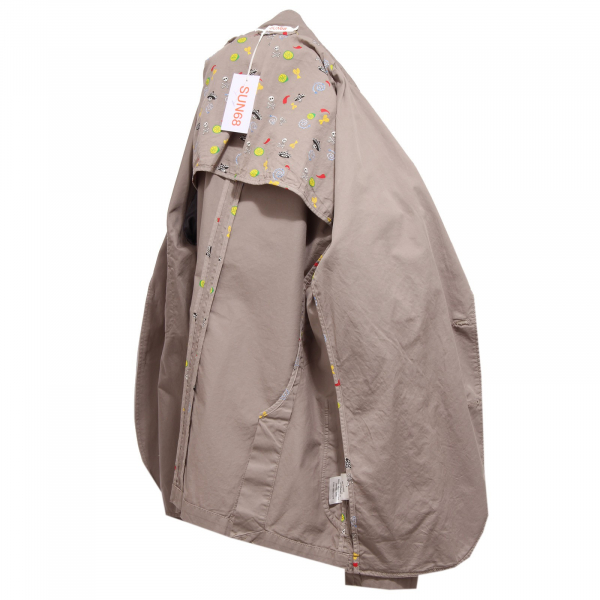 2265Z giacca uomo SUN 68 cotton grey dove jacket man