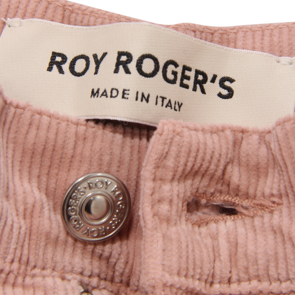 2267AT pantalone velluto donna ROY ROGER'S ZANDRA woman velvet pants