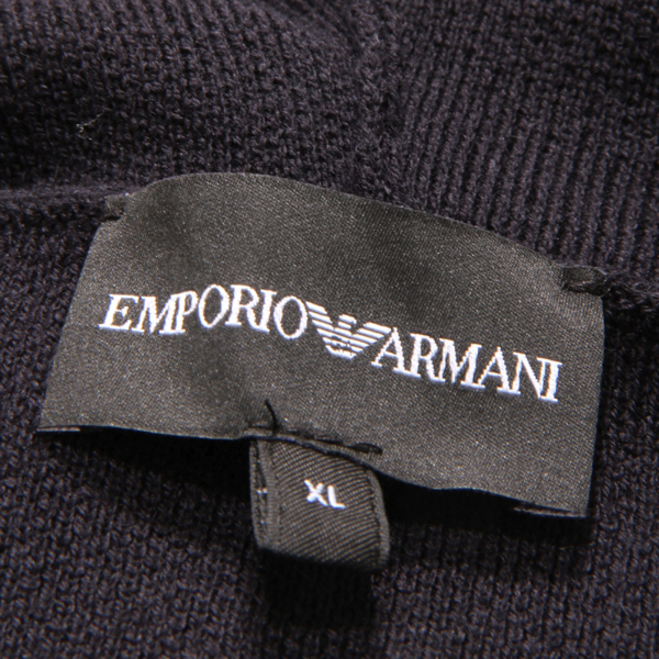 2269AZ MAGLIONE UOMO EMPORIO ARMANI MAN WOOL BLEND SWEATER BLUE