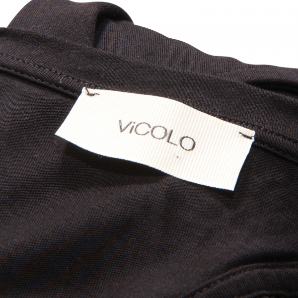 2276AQ canotta donna VICOLO woman sleeveless t-shirt black