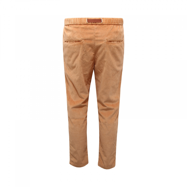 2277AT pantalone velluto donna WHITE SAND ANGELINA woman velvet pants