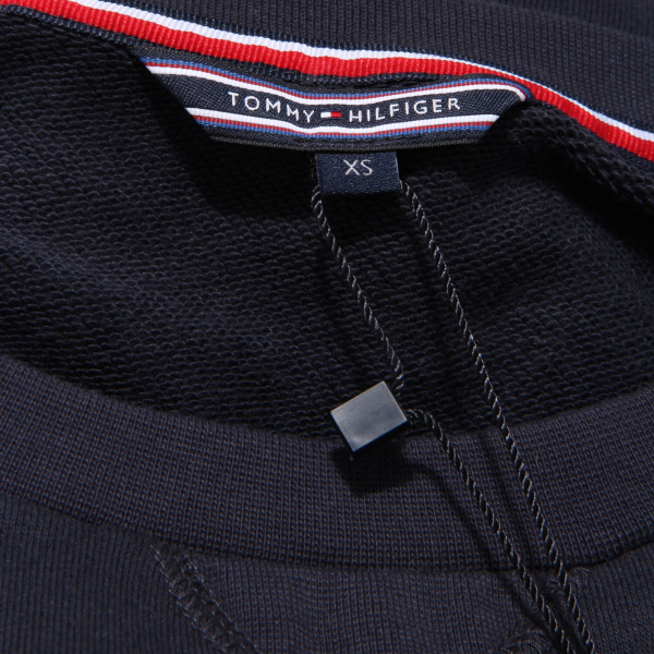 2277K felpa oversize donna TOMMY HILFIGER dark blue sweatshirt woman