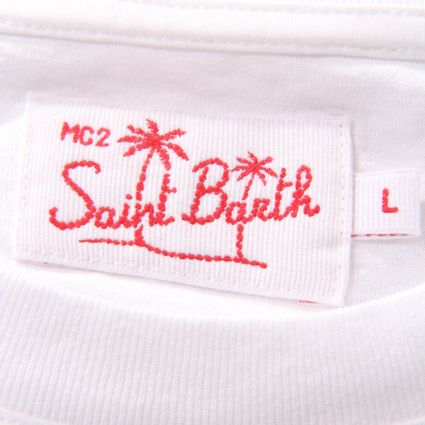2284AN  t-shirt uomo MC2 SAINT BARTH JACK man cotton 