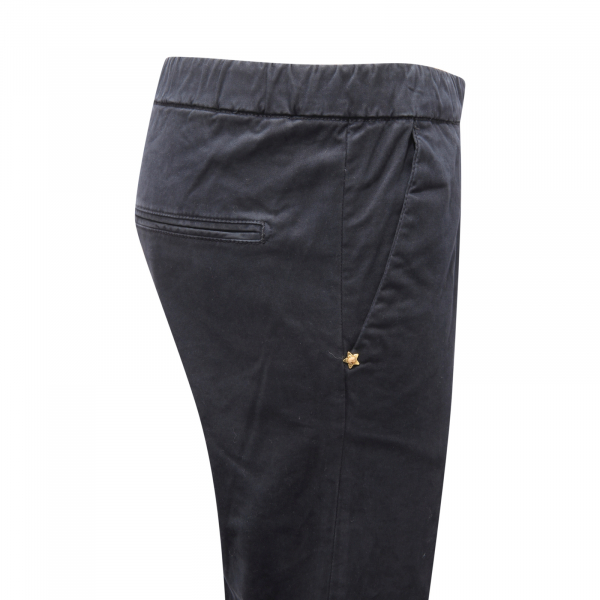 2285AT pantalone donna WHITE SAND ANGELINA woman trousers blue