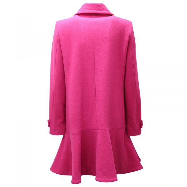 2287AE cappotto donna EMPORIO ARMANI mix wool pink coat woman
