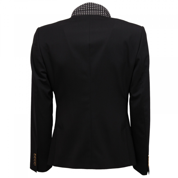2293Z giacca uomo DOLCE&GABBANA GOLD mix wool black jacket man