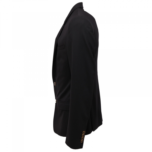 2293Z giacca uomo DOLCE&GABBANA GOLD mix wool black jacket man