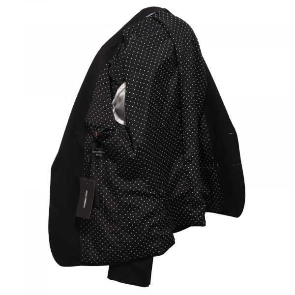 2293Z giacca uomo DOLCE&GABBANA GOLD mix wool black jacket man