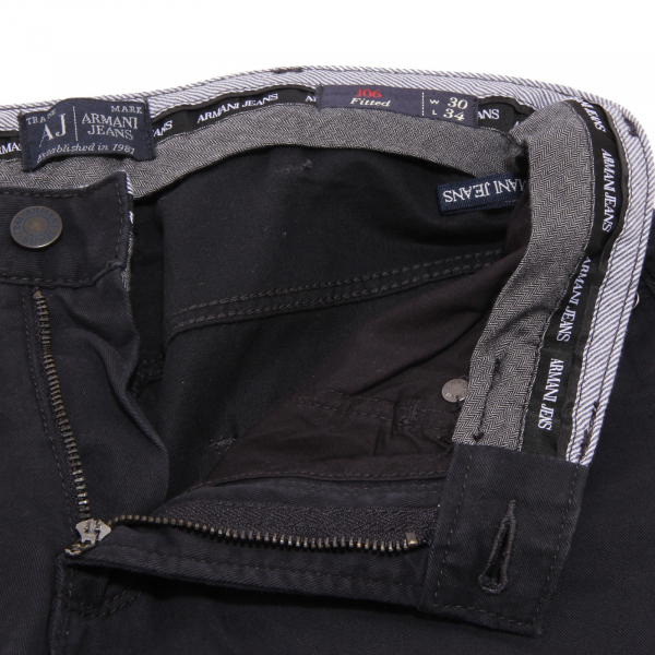 2303W pantalone uomo ARMANI JEANS blue cotton trouser men