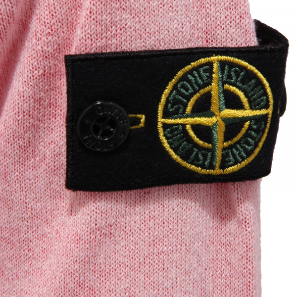 2305AB felpa bimbo BOY STONE ISLAND JUNIOR red/pink hoodie sweatshirt