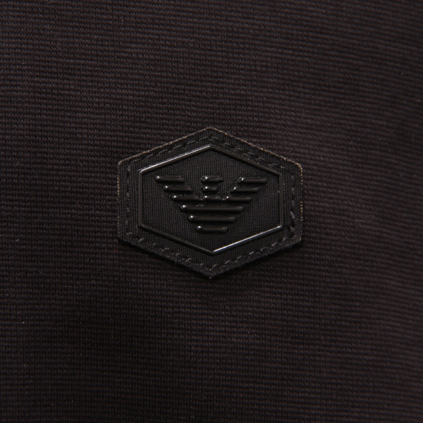 2320AZ FELPA UOMO EMPORIO ARMANI MAN FULL-ZIP SWEATSHIRT BLACK