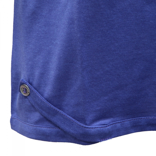 2326AH maglia uomo PATRIZIA PEPE violet lyocell/cotton t-shirt man