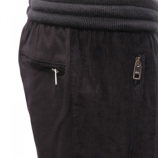 2341AF pantaloni uomo DOLCE & GABBANA black cotton/wool trouser man