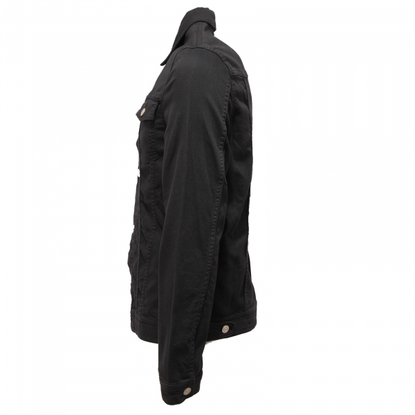 2344X giubbotto uomo OFFICINA36 MONTECRISTO black denim washed jacket man
