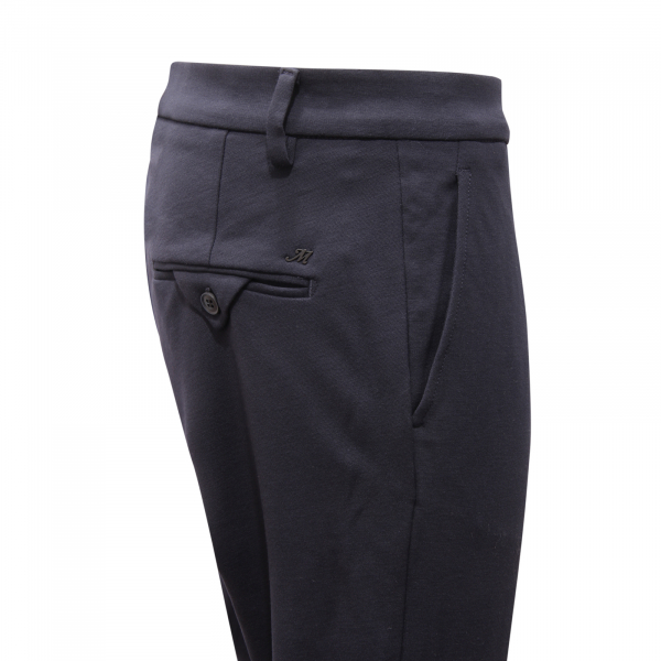 2395AV PANTALONE UOMO MASON'S MILANOJOG MAN JERSEY TROUSERS BLUE