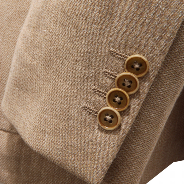 2399AG giacca uomo CANTARELLI TAILOR beige linen jacket man