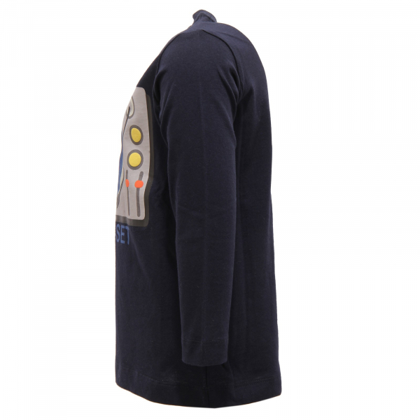2403V maglia bimbo FENDI blue t-shirt long sleeve kid